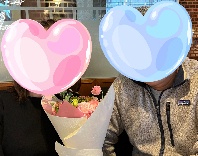 50代同士の画像